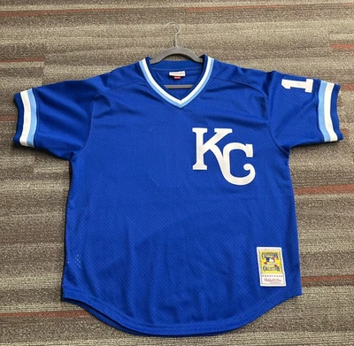 KC Royals #16 Bo Jackson Mitchell & Ness Jersey Cooperstown Collection Sz XL 48 - Image 1 of 4