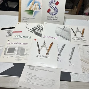 Apple Mac StyleWriter IIsi AppleShare AppleWorks Manuals Lot Sale - Picture 1 of 14