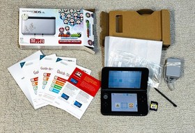 Nintendo 3DS XL - Silver Mario & Luigi Dream Team Edition - Complete CIB Console