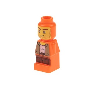 1x Lego Micro Figure Ramses Return Adventurer Orange Action Figure 3855 85863pb048