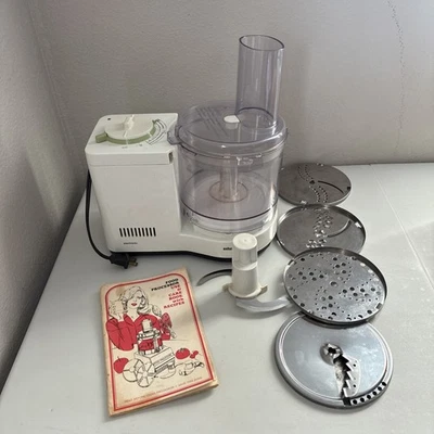 BRAUN Food Processor Model 4259 Made in Germany Tested & Works Wirh Attachments - Image 1 of 4