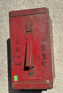 Redneck Convent Metall Munition Aufbewahrungsbox - 0,50 cal schwarz abschließbar Stahl Munitionsdose - Bild 1 von 13