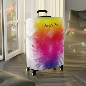 Cubierta de equipaje Color Blast, accesorio de viaje, protector de maleta, equipaje personalizado - Imagen 1 de 16