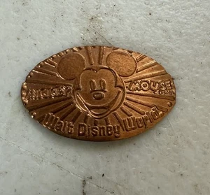 RARE COPPER 1st MICKEY MOUSE PRESSED ELONGATED PENNY at WALT DISNEY WORLD - Picture 1 of 2