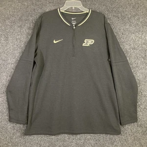 Purdue Boilermakers Nike Dri Fit Mens Long Sleeve Quarter Zip - Picture 1 of 11