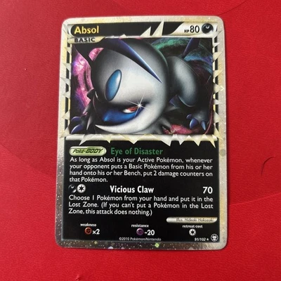 2010 Pokemon TCG Absol PRIME Holo HS Triumphant Set #91/102 NM Holo - Image 1 of 4