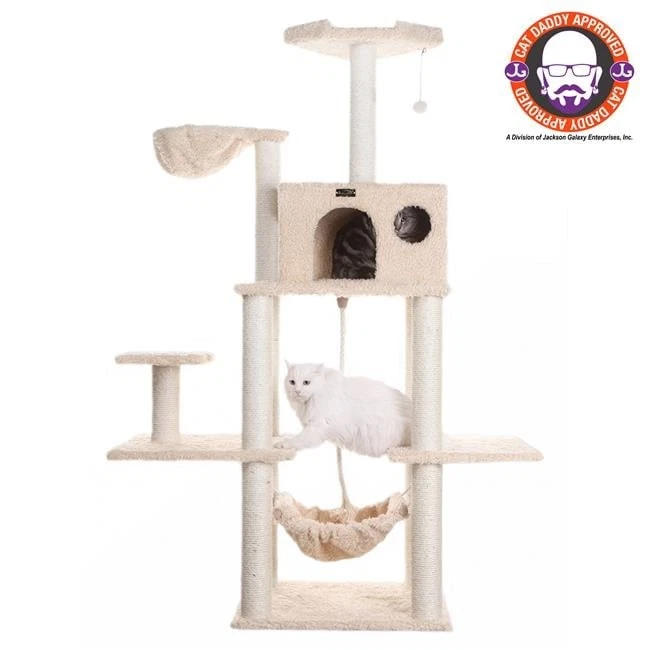 Armarkat Mult -Level Real Wood Cat Tree Hammock Bed ClimbIng Center for Cats ... - Image 1 of 1