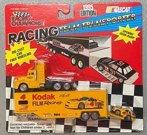 1995 1/87 RACING CHAMPIONS #4 STERLING MARLIN “KODAK” CHEVY TEAM TRANSPORTER - Picture 1 of 10
