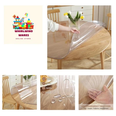 All-Season 43 Inch Round Table Protector - Perfect for Dining & Holiday Use - Image 1 of 4