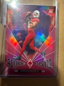 Marvin Harrison Jr. Rookie Rising Pink /80 Rookie 2024 Phoenix - Cardinals - Picture 1 of 2