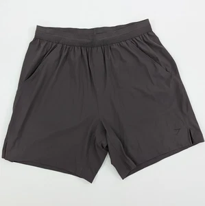 Gymshark Hybrid 6" Shorts Mens Large Black Gym Active Workout Running Athleisure - Picture 1 of 9