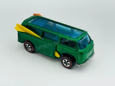 Hot Wheels Redline VOLKSWAGEN BEACH BOMB Green Dark Interior Very Nice !! - Image 1 of 4