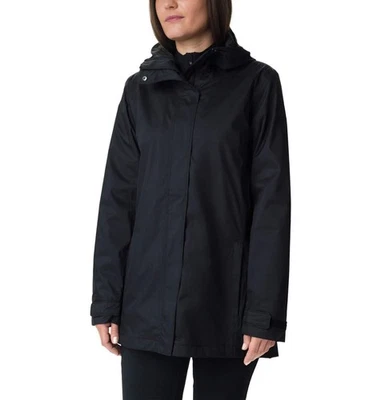 Columbia Women's Splash A Little Ii Rain Jacket -  Black - XX-Large - Image 1 of 4
