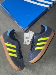 Adidas Gazelle | Azul Marino / Voltio | UK5 | Nuevo en caja | PVP £90 - Imagen 1 de 7