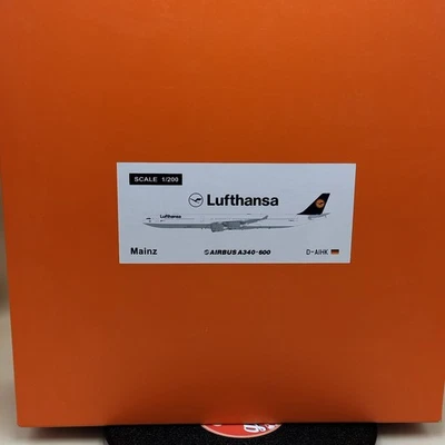 JC Wings 1/200 AIRBUS A340-600 Lufthansa D-AIHK Mainz EW2346007 Diecast model - Image 1 of 4