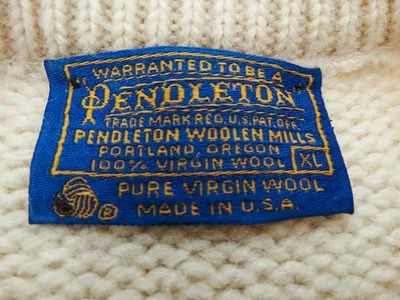 Pendleton 100% Wool Pullover Sweater Ivory Men's XL - Image 1 of 4