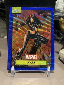 2024 Topps cromo Marvel X-23 #35 refractor de onda azul/150 - Imagen 1 de 2