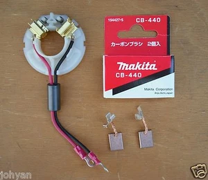 SUPPORTO E SET SPAZZOLE MAKITA ORIGINALE ADATTO BTD146 DTD146 BTW152 LITIO - Foto 1 di 1