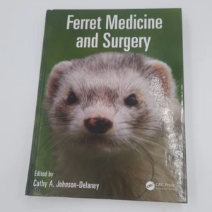 Ferret Medicine and Surgery By Cathy A. Johnson-Delaney Hardcover Book - Picture 1 of 14