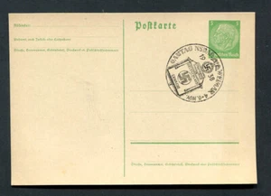 Deutsches Reich 2.WK : Seltener ausgefallener Stempel von 1938 - Weimar - auf Karte - CTO - Bild 1 von 1