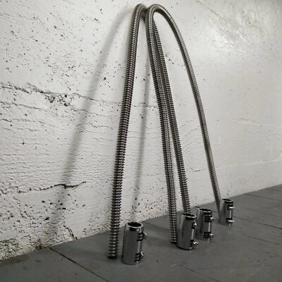 福特 351 48 英寸加热器软管套件 SS b 容易 diy 热杆 定制 铬 抛光 全新 — 第 1/4 张图片