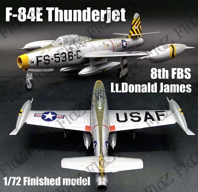 F-84E Thunderjet 8th FBS Donald James aircraft 1/72 plane finished Easy model - Image 1 of 4