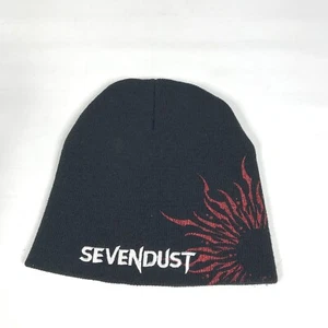 RARO Sevendust Bordado Tejido Gorro Calavera Gorra Sombrero Nu Metal Alt Rock - Imagen 1 de 3