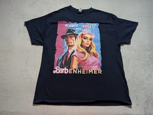 BarbEnheimer T-Shirt Herren XL schwarz Mashup Grafik Tee Science Meets Style - Bild 1 von 6