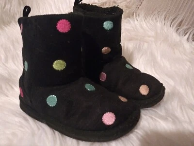 BOTAS NEGRAS LUNARES GYMBOREE Niñas Niño 8 Foto 1 de 3