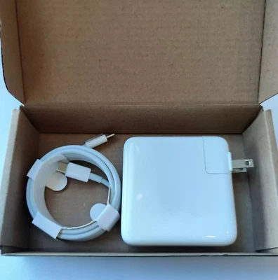NEW 61W USB-C Type-C Power Adapter Charger For MacBook PRO 13" A1718 + Cable - Image 1 of 3