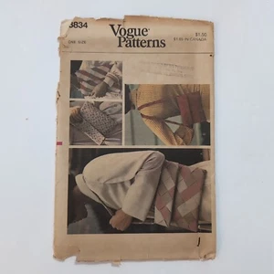 Vintage Vogue 8834 Handbag Bag And Shoulder Strap Sewing Pattern Uncut And FF - Picture 1 of 3
