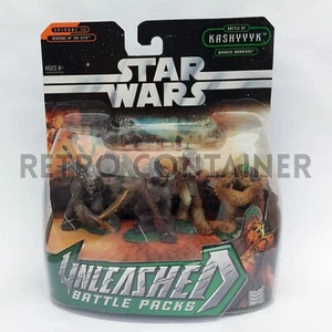 STAR WARS Kenner Hasbro - UNLEASHED BATTLE PACKS - Kashyyyk Wookies - Picture 1 of 1