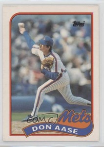 1989 Topps Traded Box Set Don Aase #1T