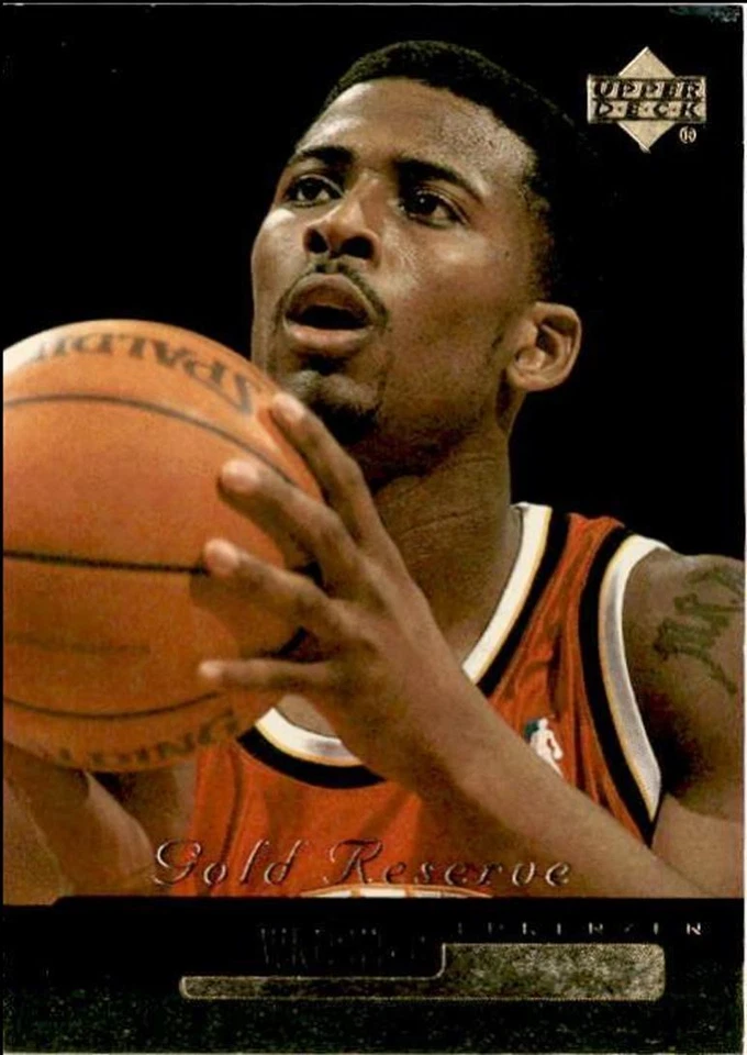 1999-00 Upper Deck Gold Reserve Lorenzen Wright Atlanta Hawks #7 - Image 1 of 2
