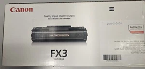 Original Canon FX3 Tonerkassette - Fax L75 80 200 300 CFX - L3500 / 4000 / 4500 - Bild 1 von 5