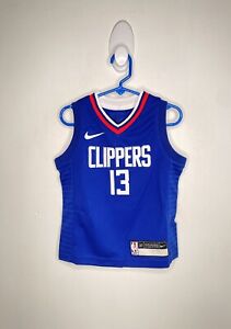 Nike NBA Los Angeles Clippers Paul George Jersey Toddler Size 3T Blue Basketball