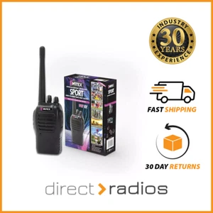 Mitex Sport VHF Handheld Two Way Radio Walkie Talkie - Picture 1 of 4