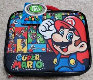 Super Mario Lunch Bag 2024 Nintendo Sammlerstück 10x8 *brandneu* - Bild 1 von 11