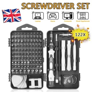 122 in 1 Precision Screwdriver Set Repair Tools Bits for Phone Laptop PC Watch - Picture 1 of 12