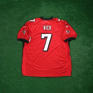 Michael Vick signed Reebok Atlanta Falcons Authentic On-Field Alt Red Jersey MM