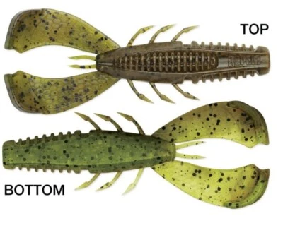 Crush City Cleanup Craw 3 1/2" 绿色南瓜西瓜 - 7只装 — 第 1/4 张图片