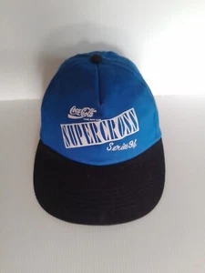 Coca Cola Supercross Series 1994 Blue Black Snapback Cap Hat Osfm Vintage Rare - Picture 1 of 7