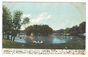 Postal de colección Epsworth Lake Park Lincoln Nebraska publicada 1906 Franklin - Imagen 1 de 2