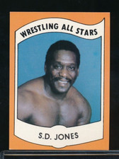 1982 Wrestling All-Stars Series B SD Jones #8 EX to EXMT condition