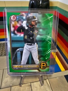 2022 Bowman Liover Peguero #BP-34 Green Paper /99 Pittsburgh Pirates - Bild 1 von 2