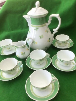Hutschenreuther - Medley Summer dream Green  - 15 piece coffee set - 2.5 pints - Image 1 of 4