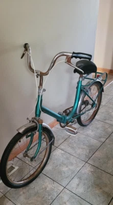 Vintage Sicur Brevettato Italy Folding Bike Bicycle  - Needs Restoration - Image 1 of 4