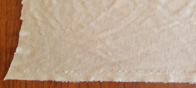 Vintage 1960s 1970s Ivory ~ Off white ~ creme pale yellow Knit Fabric - Image 1 of 4