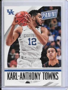 2015 Karl-Anthony Towns Rookie The National Basketball Card #36 Timberwolves - Imagen 1 de 2
