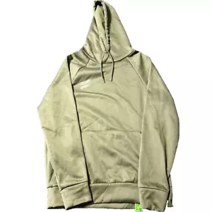 Hurley Hoodie Mens Medium Green Fleece Pockets Surf Pullover Sweatshirt Beach - Picture 1 of 4